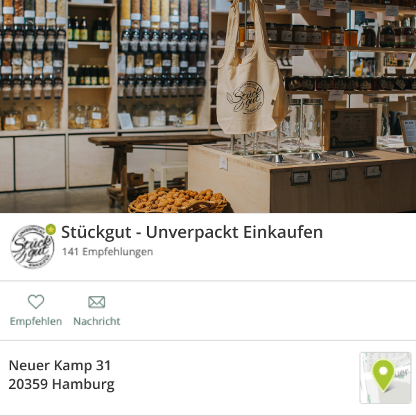 Stückgut – Unverpackt einkaufen, Neuer Kamp 31, 20359 Hamburg